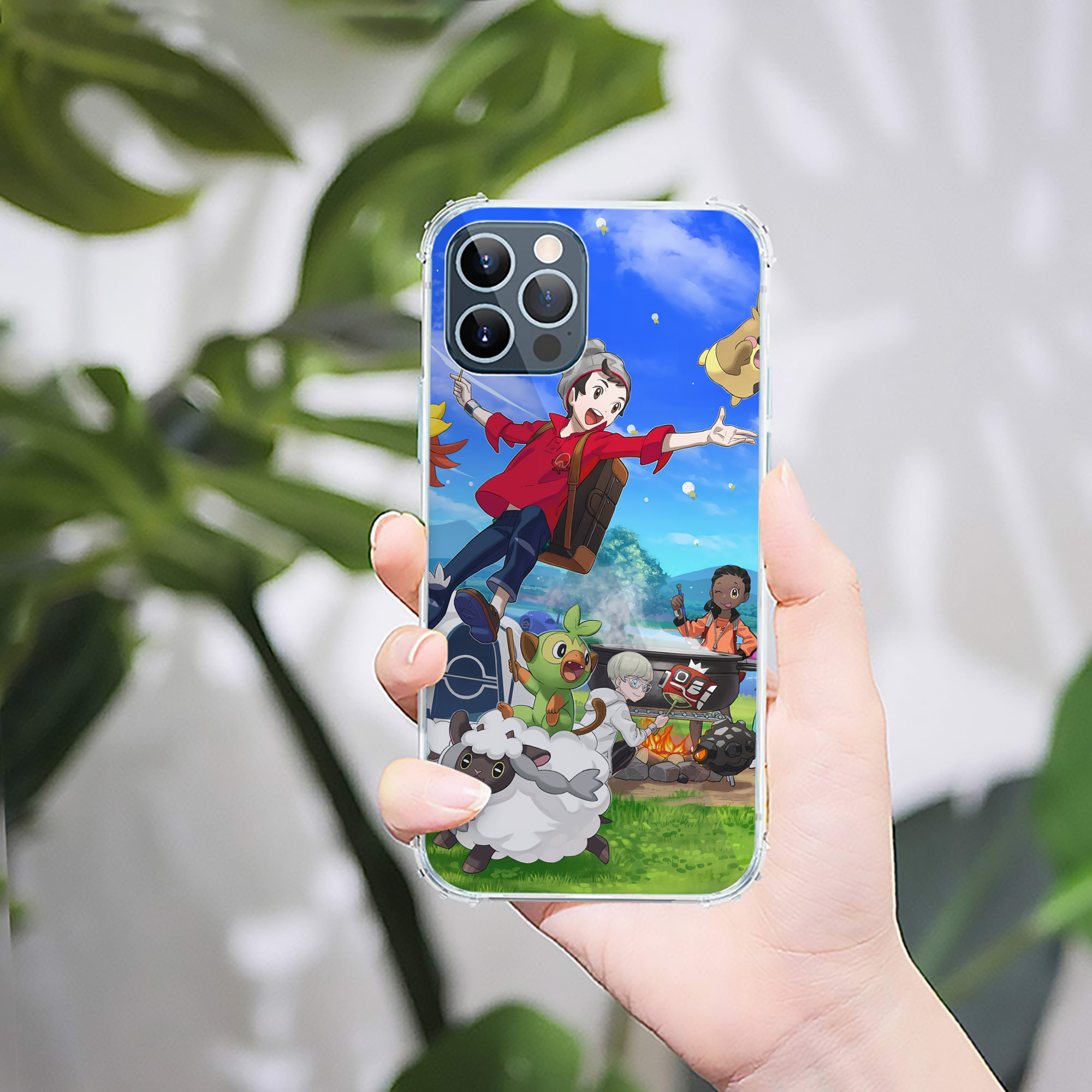 （画像用） ポケットモンスター Pokémon 【iPhone 12シリーズ対応】透明スマホケース（クリアソフトケース）